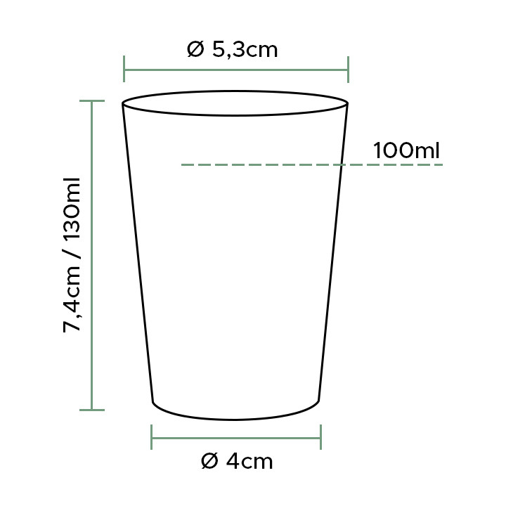 Plastic Shot PS Injection Moulding Clear 230ml (1.400 Units)