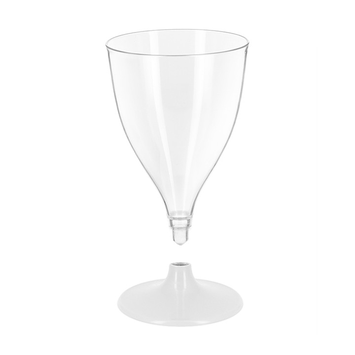 Reusable PS Cup Water/Wine White Foot 200ml 2P (48 Units)