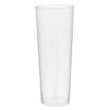 Plastic Collins Glass PP Unbreakable 330 ml (10 Units) 