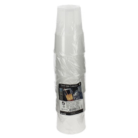 Plastic Cup PP Clear Ø8,5cm 400ml (75 Units)