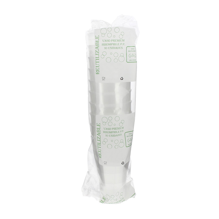 Plastic Cup PP Cocktail Clear 430ml (10 Units) 