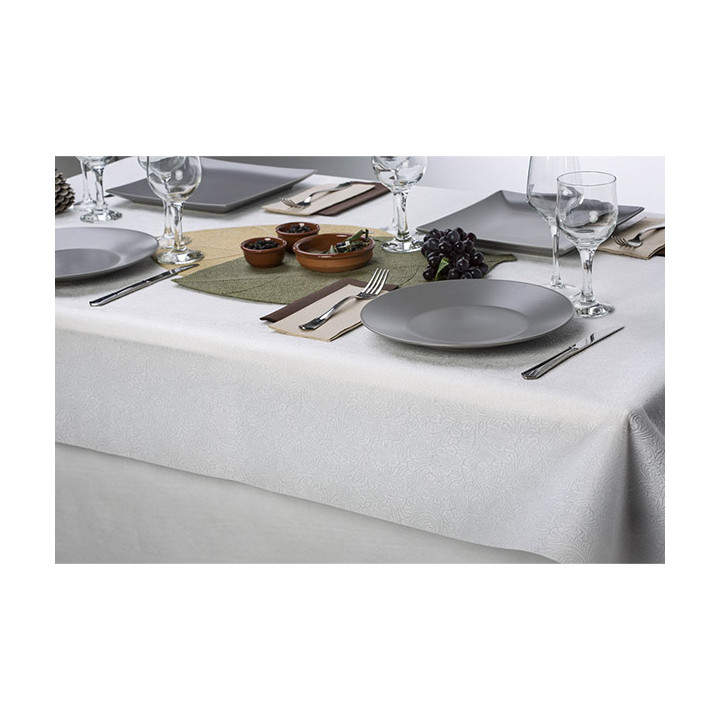 Non-Woven PLUS Tablecloth Roll White 1,2x45m P40cm (6 Units) 
