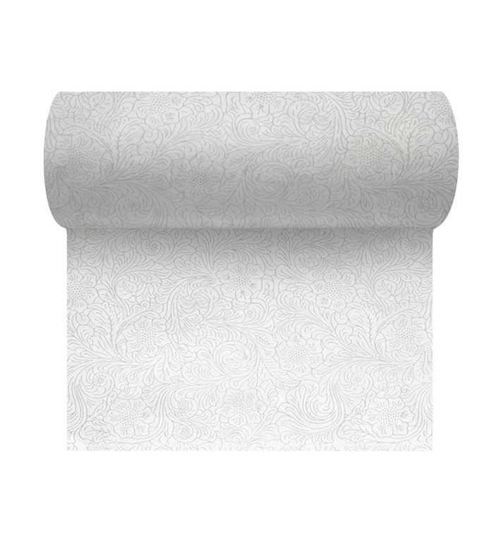 Non-Woven PLUS Tablecloth Roll White 0,4x50m P30cm (1 Unit) 