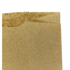 Paper Bag without Handle Kraft Brown 45g/m² 12+8x24cm (1.000 Units)