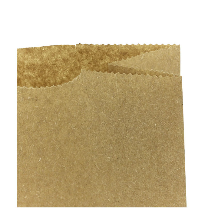 Paper Bag without Handle Kraft Brown 45g/m² 12+8x24cm (1.000 Units)