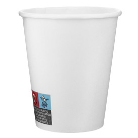 Paper Cup White 9 Oz/280ml Ø8,1cm (50 Units) 