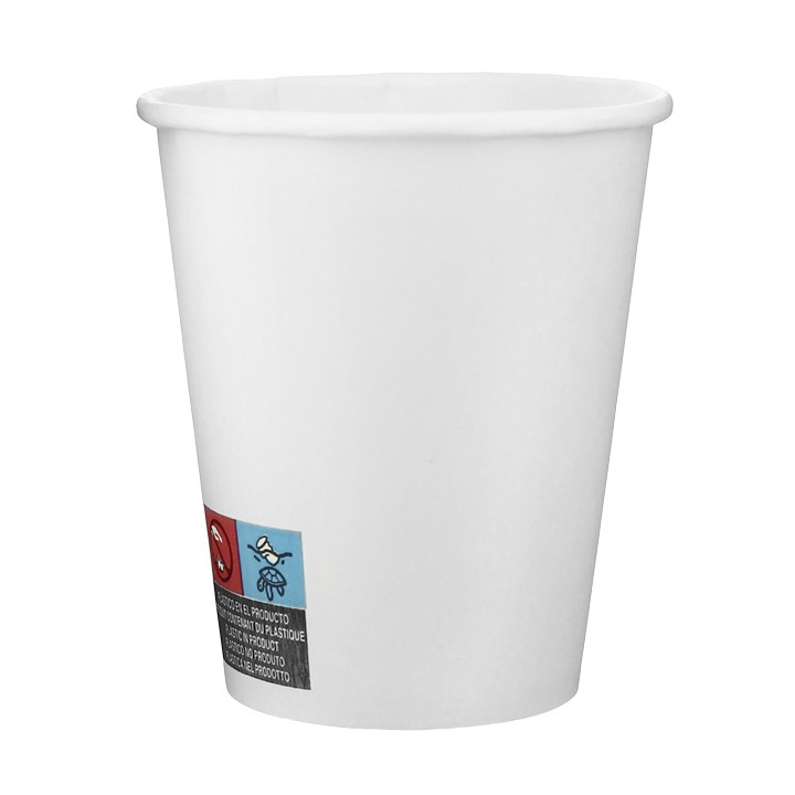 Paper Cup White 9 Oz/280ml Ø8,1cm (50 Units) 