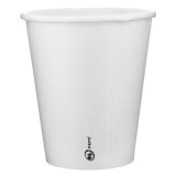 Paper Cup White 9 Oz/280ml Ø8,1cm (50 Units) 