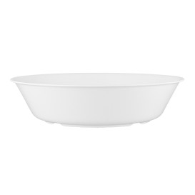 Reusable Plate Durable PP Mineral White Ø18cm (6 Units)