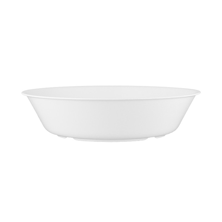 Reusable Plate Durable PP Mineral White Ø18cm (6 Units)