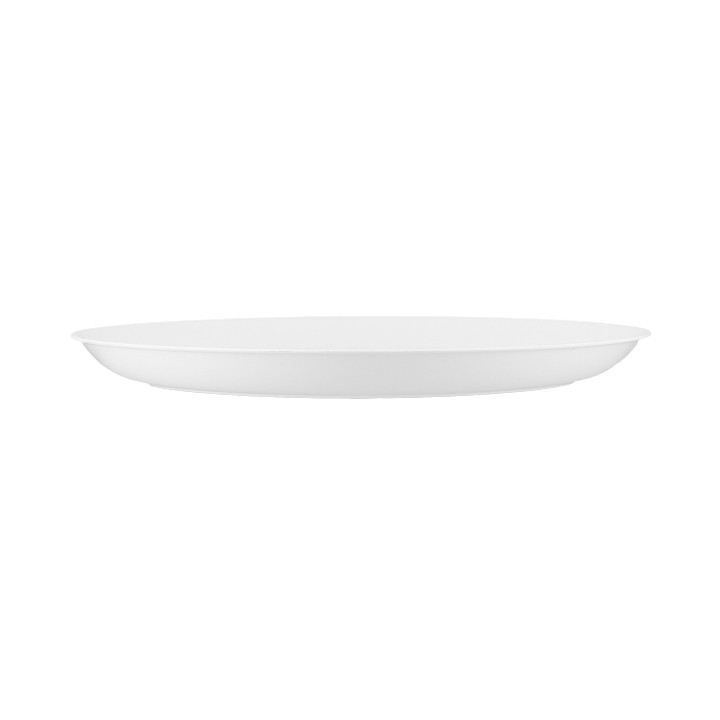 Reusable Plate Durable PP Mineral White Ø27,5cm (54 Units)