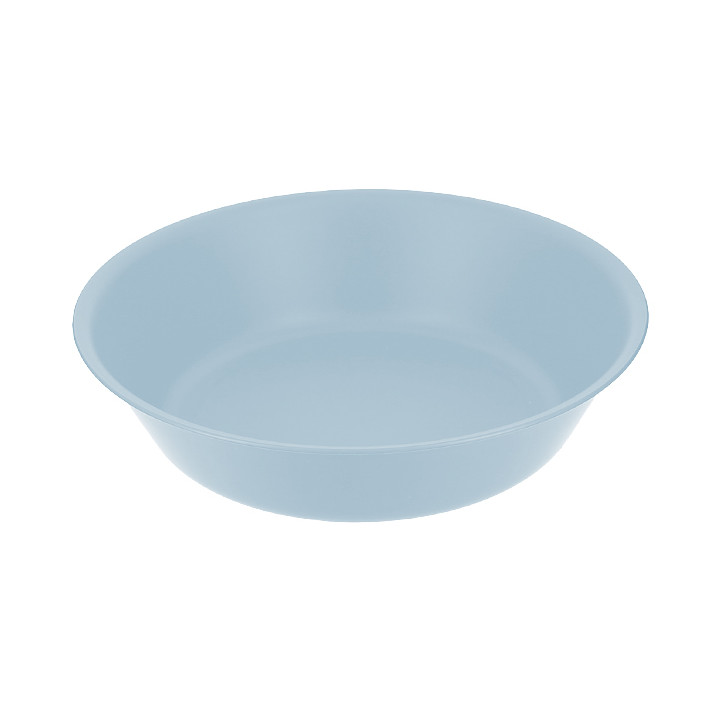 Reusable Plate Durable PP Mineral Blue Ø18cm (6 Units)
