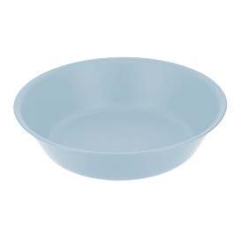 Reusable Plate Deep Durable Mineral-Filled PP Blue Ø18cm (12 Units)