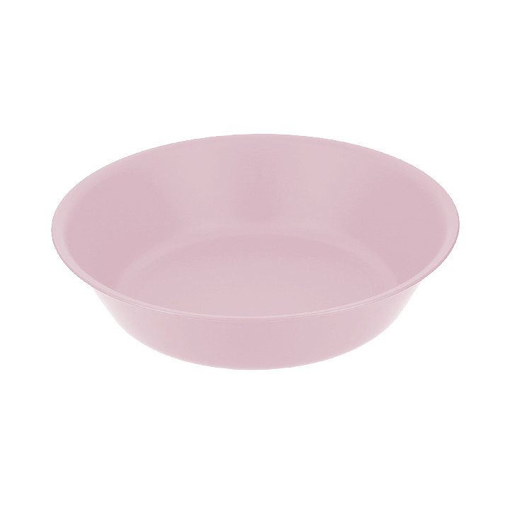 Reusable Plate Durable PP Mineral Pink Ø18cm (6 Units)