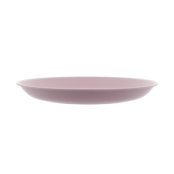 Reusable Plate Durable PP Mineral Pink Ø21cm (6 Units)