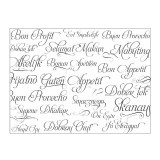 Novotex Tablecloth Roll White "Buen Provecho" P40cm 1,2x50m  (1 Unit)