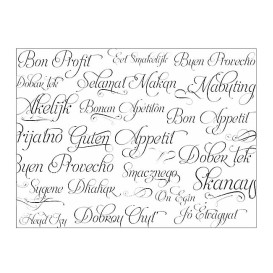 Novotex Tablecloth Roll White "Buen Provecho" P40cm 1,2x50m  (1 Unit)