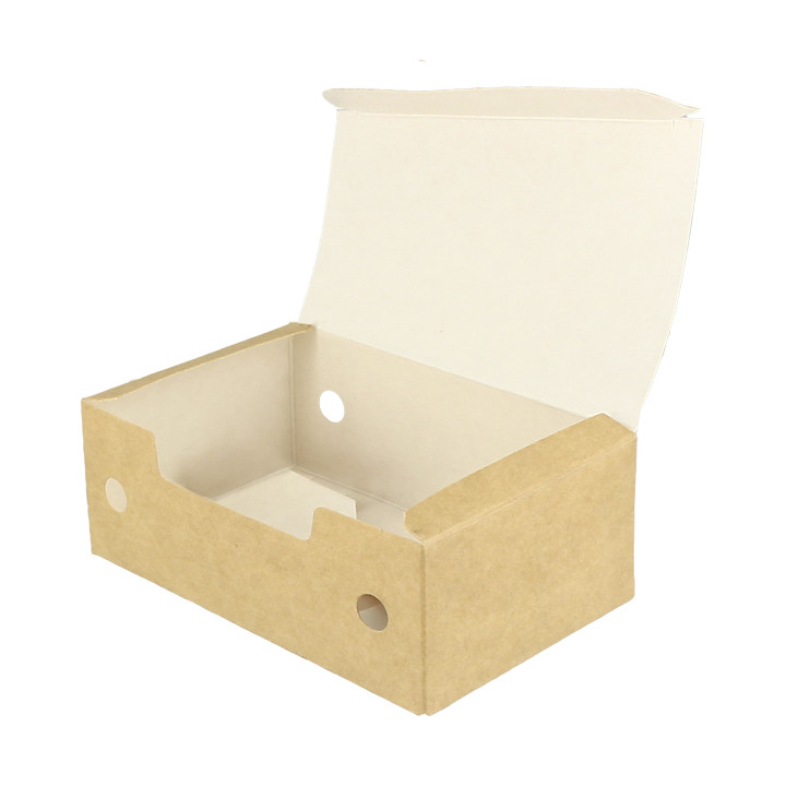 Paper Take-Out Box Small size Kraft 1,15x0,72x0,43cm (25 Units)