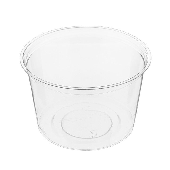 Tub Deli Container PLA Clear Compostable 470ml (50 Units) 