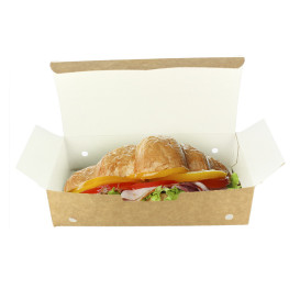 Paper Take-Out Box Large size Kraft 2,00x1,00x0,50,m (375 Units)