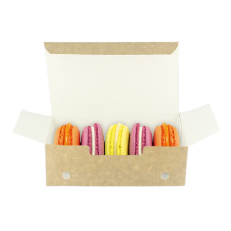 Kraft box for fried foods, appetisers and individual takeaway portions
