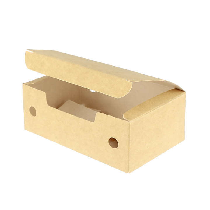 Paper Take-Out Box Small size Kraft 1,15x0,72x0,43cm (25 Units)