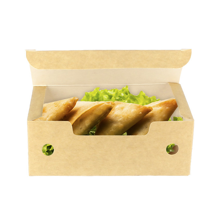 Paper Take-Out Box Small size Kraft 1,15x0,72x0,43,m (750 Units)