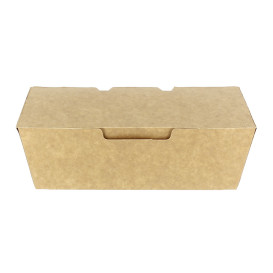 Paper Take-Out Box Kraft 16,5x7,5x6cm (25 Units)