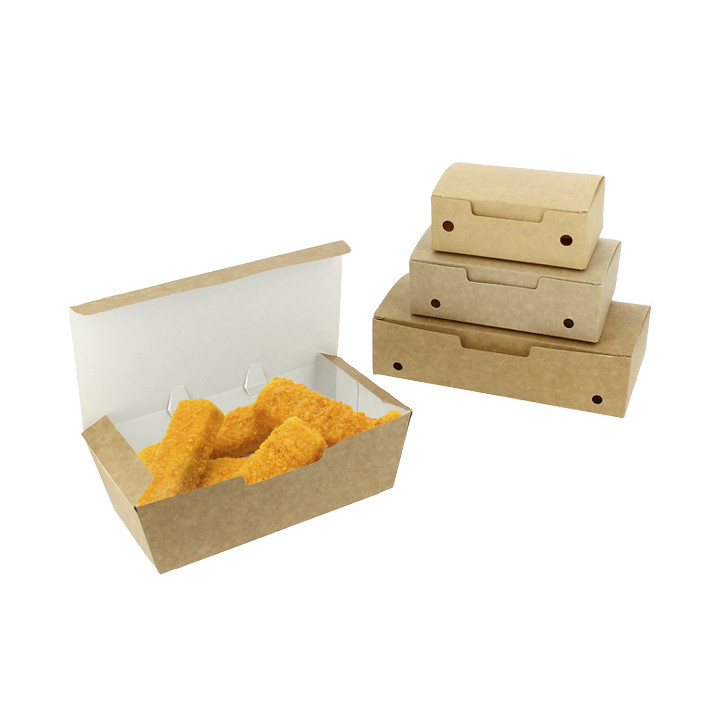 Paper Take-Out Box Medium size Kraft 1,45x0,90x45cm (450 Units)