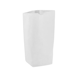 Paper Bag with Hexagonal Base White 23x35cm (1000 Units)