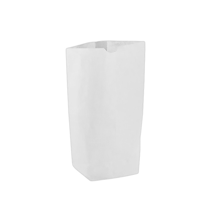 Paper Bag with Hexagonal Base White 23x35cm (1000 Units)