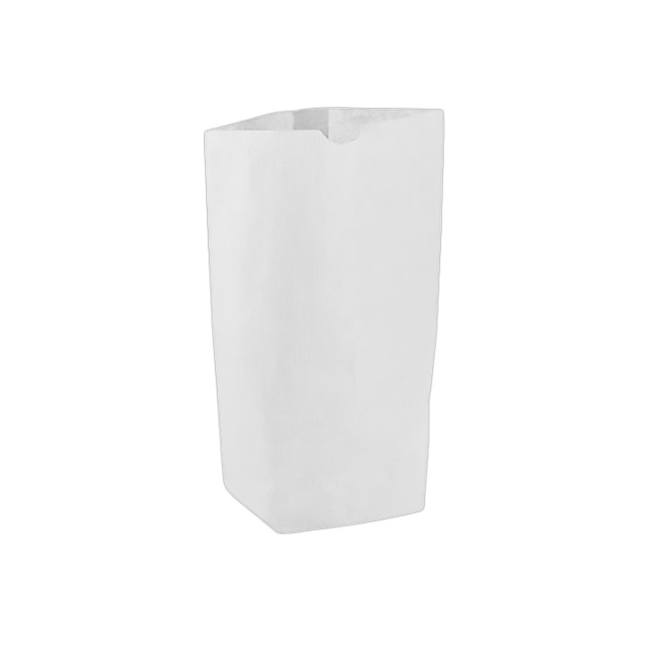 Paper Bag with Hexagonal Base White 23x35cm (50 Units)