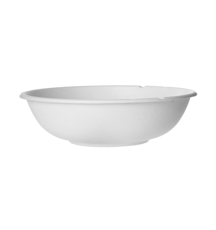 Sugarcane Bowl Bagasse White 940ml (50 Units) 