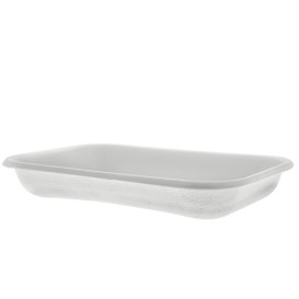 Sugarcane Tray Ecologic White 355ml 18,0x12,0x2,7cm (400 Units)