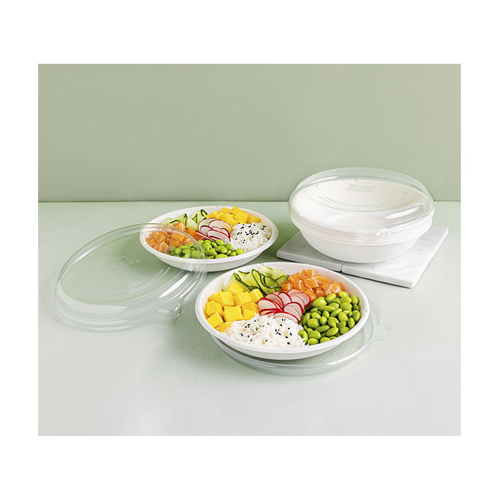 Sugarcane Bowl Bagasse White 470ml (50 Units) 