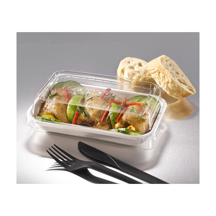 Sugarcane Tray Ecologic White 355ml 18,0x12,0x2,7cm (50 Units) 