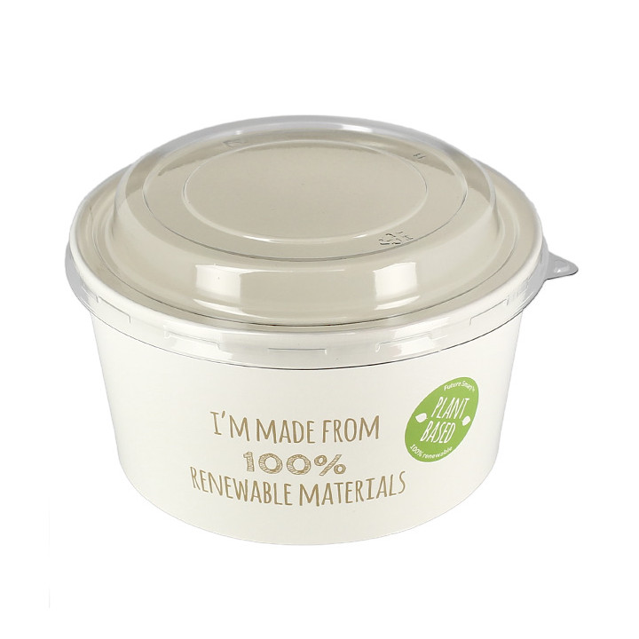 PET Lid for Salad Bowl Ø16cm (60 Units)
