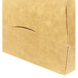 Paper Burger Box Kraft 12x12x7cm (25 Units)