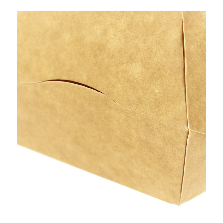 Paper Burger Box Kraft 12x12x7cm (25 Units)