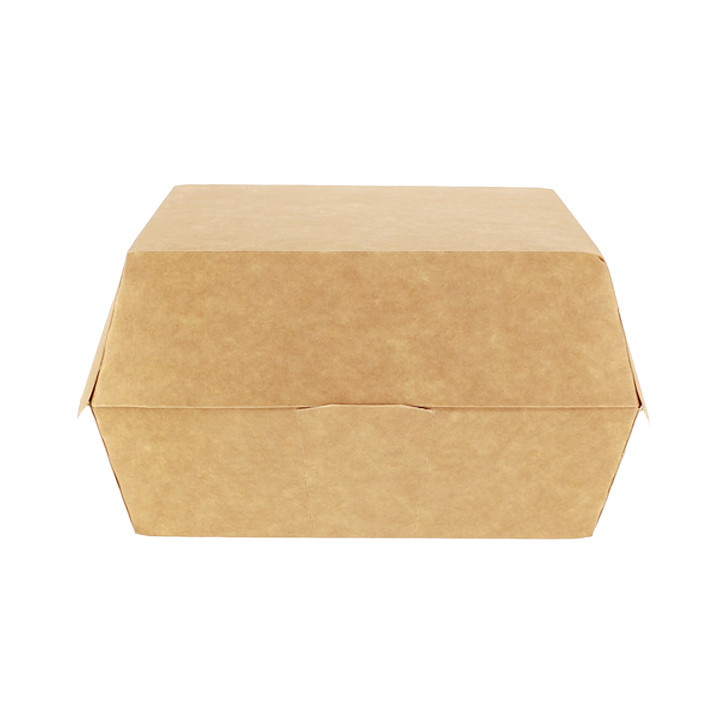 Paper Burger Box Kraft Mega Size 16,5x18x9cm (25 Units) 