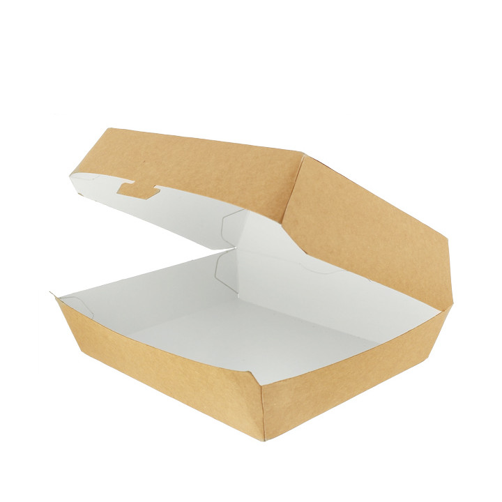 Paper Burger Box Kraft Giant size 23x17,5x8cm (175 Units)