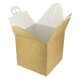 Kraft Carton Panettone Box 1000g 21,5x21,5x21,5cm (100 Units) 