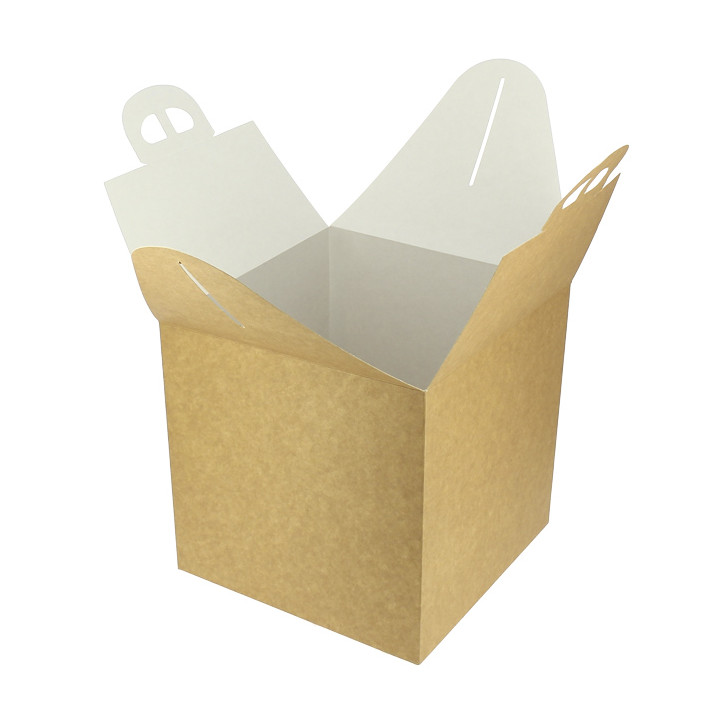 Kraft Carton Panettone Box 1000g 21,5x21,5x21,5cm (100 Units) 