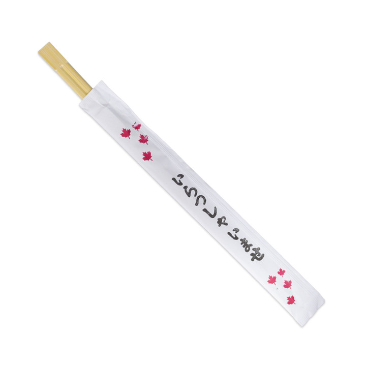 Bamboo Chopsticks Wrapped 23cm (100 Units)  