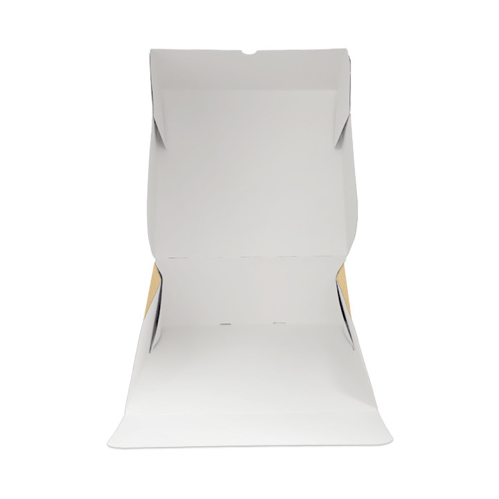 Kraft Carton Box with flip-top front 35x35+10cm (25 Units)