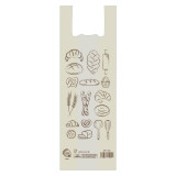 Bread T-shirt Bag Home Compost “Bakery” 30x60cm (100 Units) 