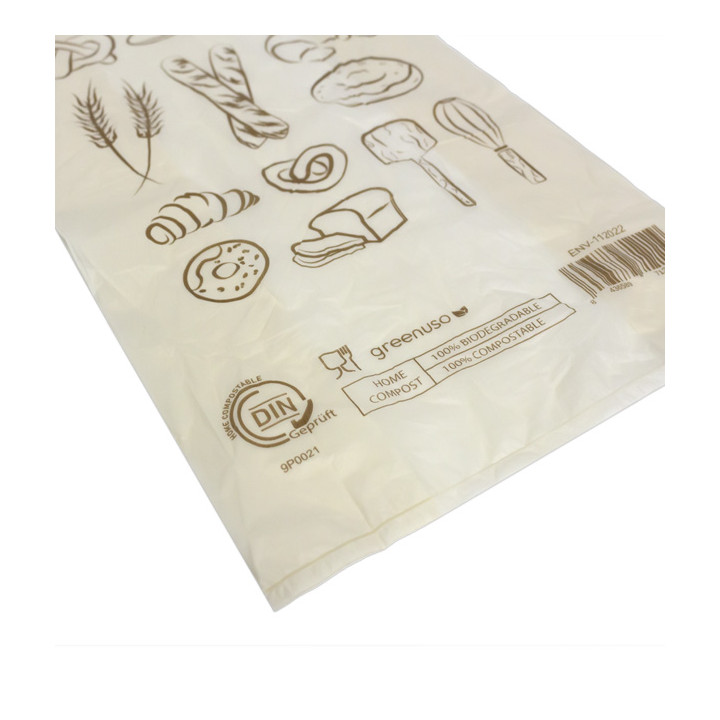 Bread T-shirt Bag Home Compost “Bakery” 30x60cm (2.000 Units) 