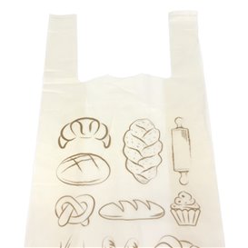 Bread T-shirt Bag Home Compost “Bakery” 30x60cm (2.000 Units) 
