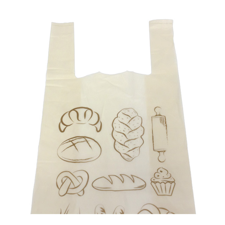 Bread T-shirt Bag Home Compost “Bakery” 30x60cm (2.000 Units) 