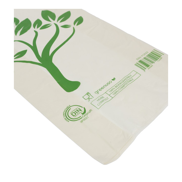 Bread T-shirt Bag Home Compost “Be Eco!” 30x60cm (2.000 Units) 